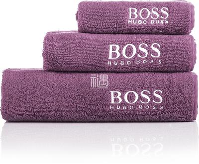 BOSS可裁剪方面浴巾三件套
