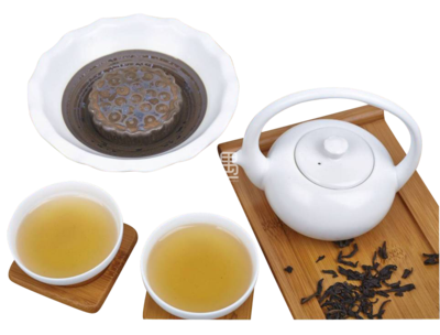 定窑陶瓷茶具（清莲）商务礼品